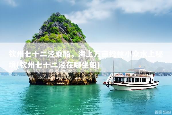 钦州七十二泾乘船，海上万亩松林小众水上秘境(钦州七十二泾在哪坐船)