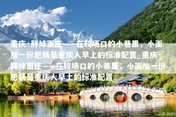 重庆·胖妹面庄——在较场口的小巷里，小面加一份肥肠是重庆人早上的标准配置_重庆·胖妹面庄——在较场口的小巷里，小面加一份肥肠是重庆人早上的标准配置