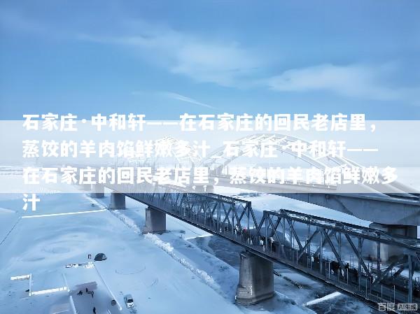 石家庄·中和轩——在石家庄的回民老店里，蒸饺的羊肉馅鲜嫩多汁_石家庄·中和轩——在石家庄的回民老店里，蒸饺的羊肉馅鲜嫩多汁