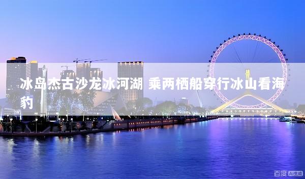 冰岛杰古沙龙冰河湖 乘两栖船穿行冰山看海豹