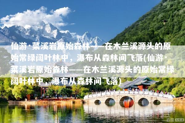 仙游·菜溪岩原始森林——在木兰溪源头的原始常绿阔叶林中，瀑布从森林间飞落(仙游·菜溪岩原始森林——在木兰溪源头的原始常绿阔叶林中，瀑布从森林间飞落)