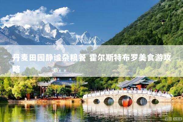 丹麦田园静谧杂粮餐 霍尔斯特布罗美食游攻略